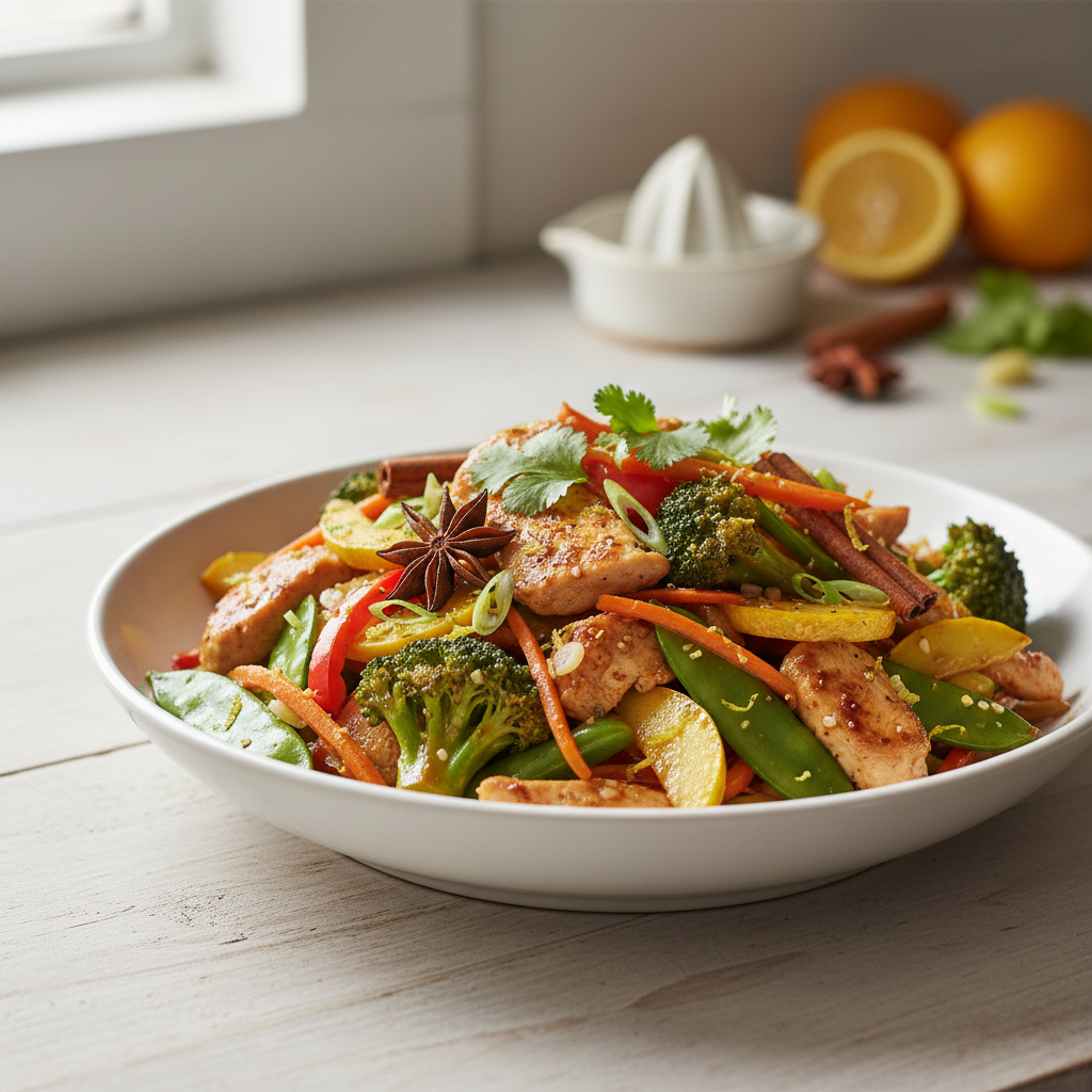 Low-Sodium Chicken Stir-Fry