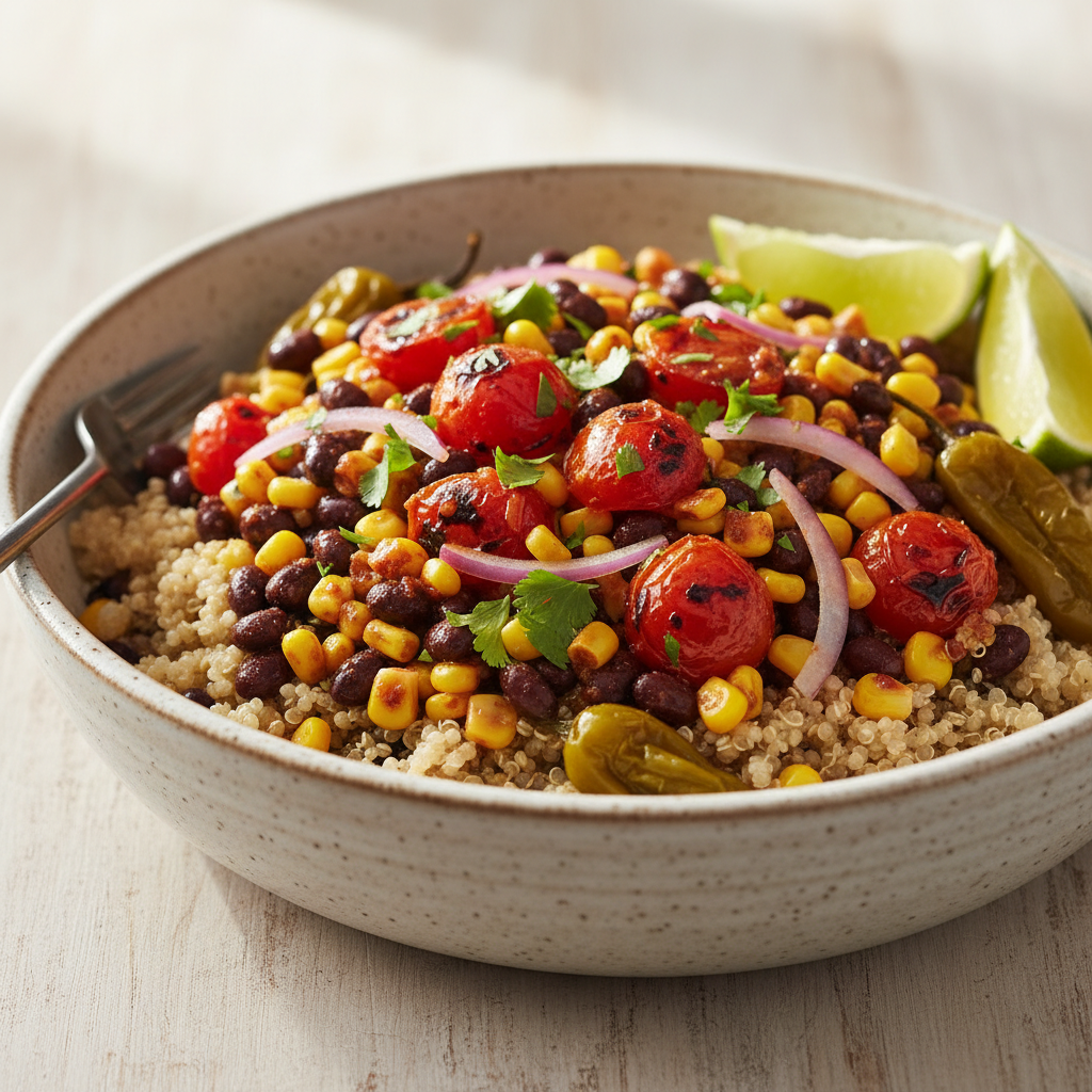 Smoky Chipotle Fiesta Quinoa Bowl